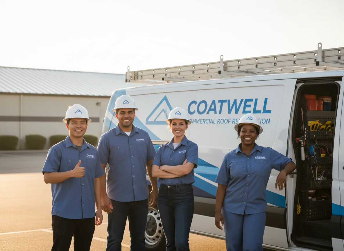 Commercial roof coating company in Ohlman, IL